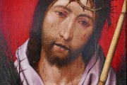 Detalle del ‘Cristo de las lágrimas’ de Jan Mostaert.