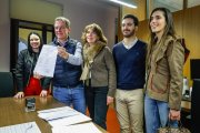 Los populares registran su candidatura en el Palacio de Justicia de Burgos.