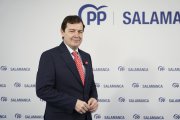 Entrevista de Europa Press en la sede del Partido Popular de Salamanca al presidente de la Junta de Castilla y León Alfonso Fernández Mañueco.
