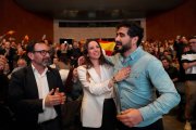 El partido Se Acabó la fiesta (SALF) celebra un acto electoral, con la presencia de su líder nacional, Alvise Pérez.