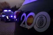 Varios coches patrulla de la Policía Nacional en Valladolid. Foto archivo.