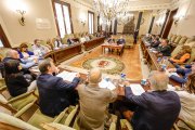Sesión ordinaria del Pleno de la Diputación de Burgos celebrado hoy.
