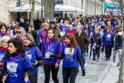 Instante de la Marcha Solidaria por el Día de la Mujer 2026.