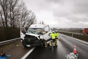 Los Bomberos intervienen en el accidente.