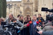 El secretario general del PSOE de Castilla-La Mancha y presidente autonómico, Emiliano García-Page, en Palencia.