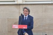 Carlos Martínez atiende a los medios hoy en Soria.
