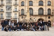 Los alumnos de San Antonio (Texas) conocen el patrimonio soriano acompañados de sus hermanos de Escolapios.