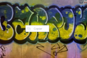 Imagen de uno de los grafitis.