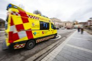 Imagen de una ambulancia.