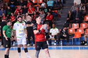 Imagen del partido entre el UBU San Pablo Burgos y Huesca.