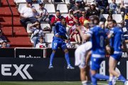 Appin celebra el gol marcado ante el Albacete.
