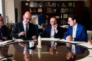 Representantes del Ayuntamiento de Aranda y de la Universidad de Burgos se reunieron este martes para abordar la situación del proyecto universitario en la ciudad.