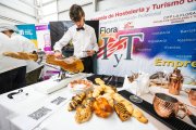 El stand de la Escuela de Hostelería La Flora fue uno de los más visitados.