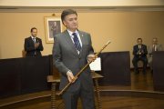 Imagen de archivo del año 2015. Francisco Vázquez, reelegido como presidente de la Diputación de Segovia.