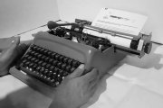 La máquina de escribir.