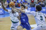 Imagen de Corbalán durante el partido contra Unicaja.