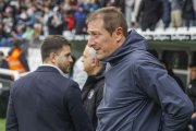 Ramis, antes del comienzo del partido contra el Almería.