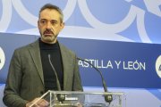 El portavoz de VOX en las Cortes de Castilla y León, David Hierro, en una imagen de archivo.