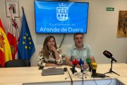José Antonio Fuertes con la concejala Belén Esteban