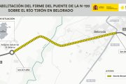 Croquis de las afecciones al tráfico.