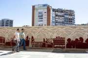 El solar de la plaza de España donde se ubicará el nuevo Mercado Norte espera el desarrollo del nuevo proyecto.