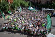 Más de 1.200 personas participan en la marcha contra el cáncer de Huerta de Rey.