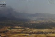 Incendio forestal en Navas de San Antonio (Segovia).