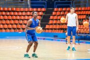 Imagen del primer entrenamiento del San Pablo Burgos.