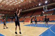 El primer ensayo del San Pablo ante Estudiantes se celebró en el polideportivo El Plantío.
