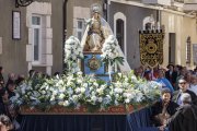 Imagen del paso que procesiona la cofradía de Nuestra Señora de la Virgen de la Alegría