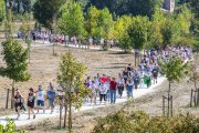 Instante de la XII Marcha de las Peñas.