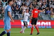Alberto Dadie, durante el partido contra el Ceuta.