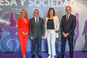 Carme Artigas, Rafael Barbero, Edurne Pasaban y José Ramón Gutiérrez en la segunda jornada de ForoBurgos.