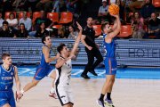 Imagen del partido entre el Tizona y Albacete.