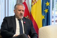 Carlos Pollán en un momento de la entrevista con EP.