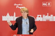 El secretario general del Partido Socialista de Castilla y León, Carlos Martínez, en el 17 Congreso provincial del PSOE de Valladolid.