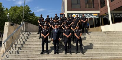 Los 17 policías en prácticas se repartirán por Burgos, Aranda y Miranda.