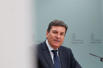 Carlos Fernández Carriedo, consejero de Economía y Hacienda y portavoz de la Junta.