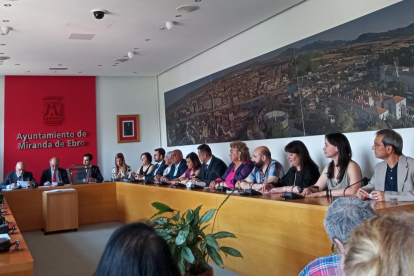 Pleno de constitución de la nueva Corporación municipal de Miranda de Ebro.