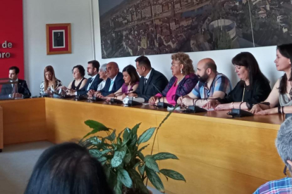 Pleno de constitución de la nueva Corporación municipal de Miranda de Ebro.