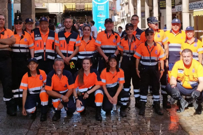 Protección Civil Aranda cuenta a día de hoy con 25 voluntarios y seis voluntarios en prácticas s