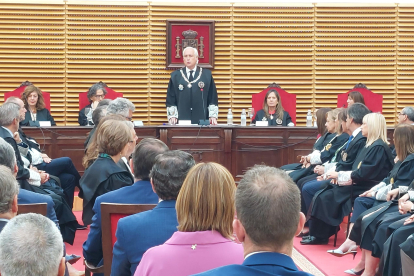 José Luis Concepción abre el curso judicial 2023-2024 en Burgos.
