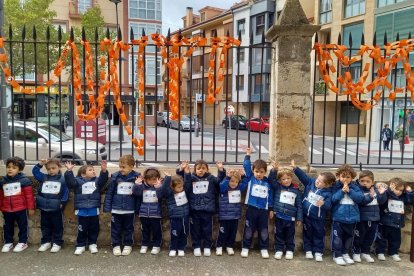 Imagen de la carrera solidaria organizada por el colegio Vera Cruz a favor de la lucha contra la leucemia infantil