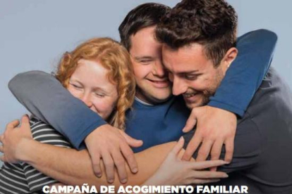 Imagen de la campaña sobre acogimiento familiar impulsada por la Junta de Castilla y León.