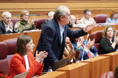 El procurador socialista por Burgos y exalcalde de Aranda Luis Briones.