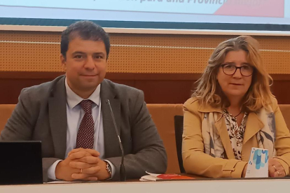 Carlos Gallo y Susana Díez, en el monasterio de San Agustín.