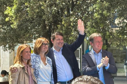 Mañueco ha protagonizado hoy un acto electoral en Aranda de Duero