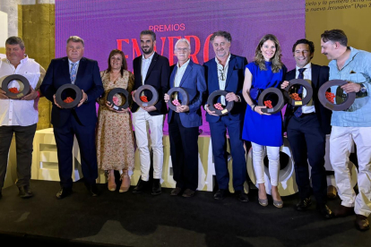 Imagen de los ganadores de los premios Envero 2024