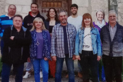 Imagen de la lista del PSOE en Milagros