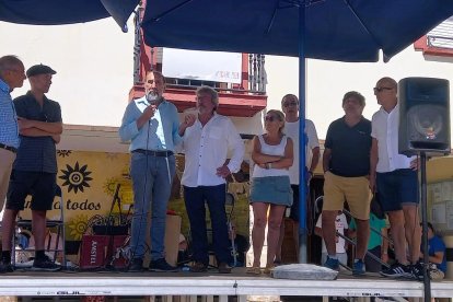 El sacerdote Fermín González, primer Garbanzo de Plata de Arlanza.